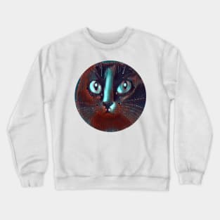 Bright-Eyed mycat, revolution for cats Crewneck Sweatshirt